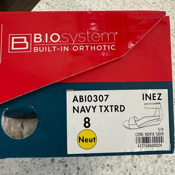 Abeo Blue Sandals with Ankle Strap - Picture 7 of 7